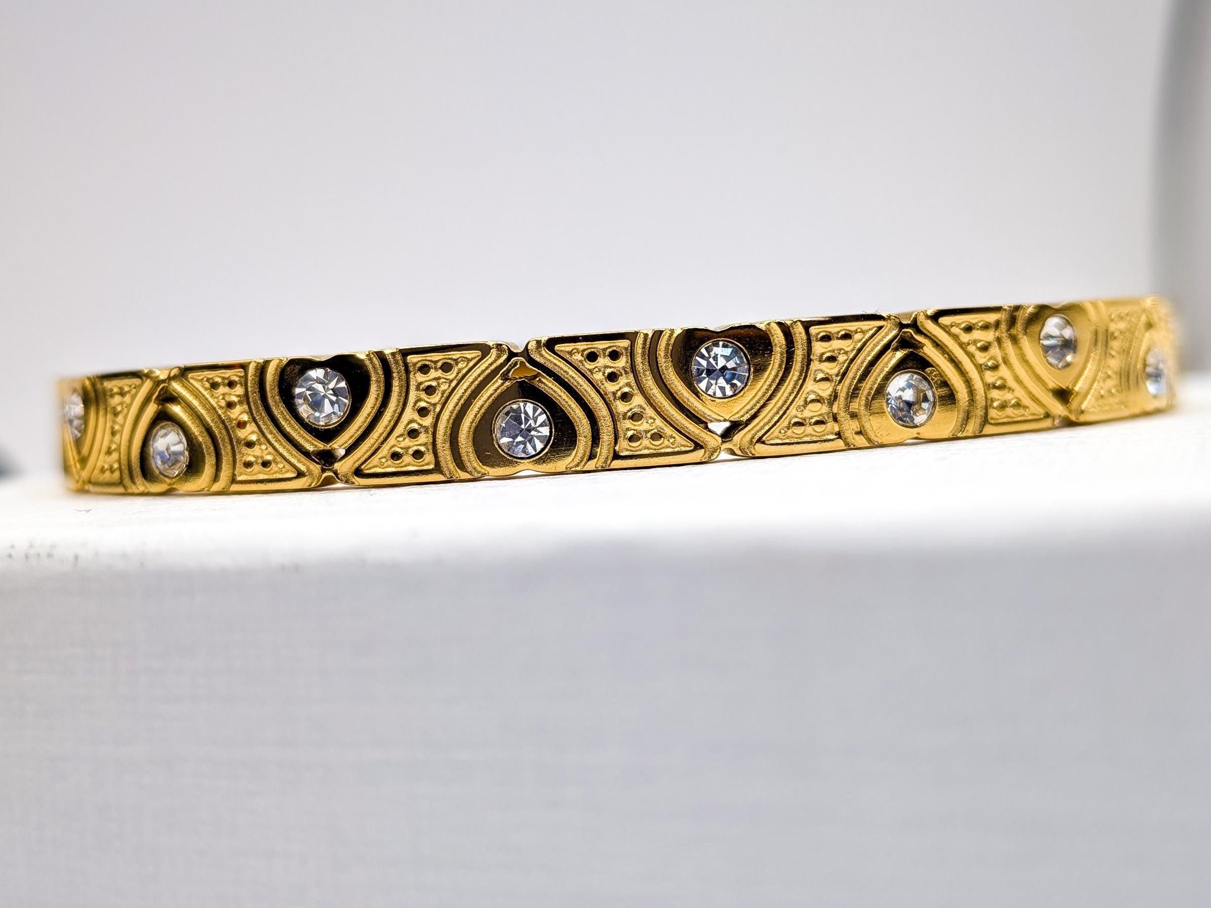 Bracelet jonc œil protecteur - Ecrelya Bijoux