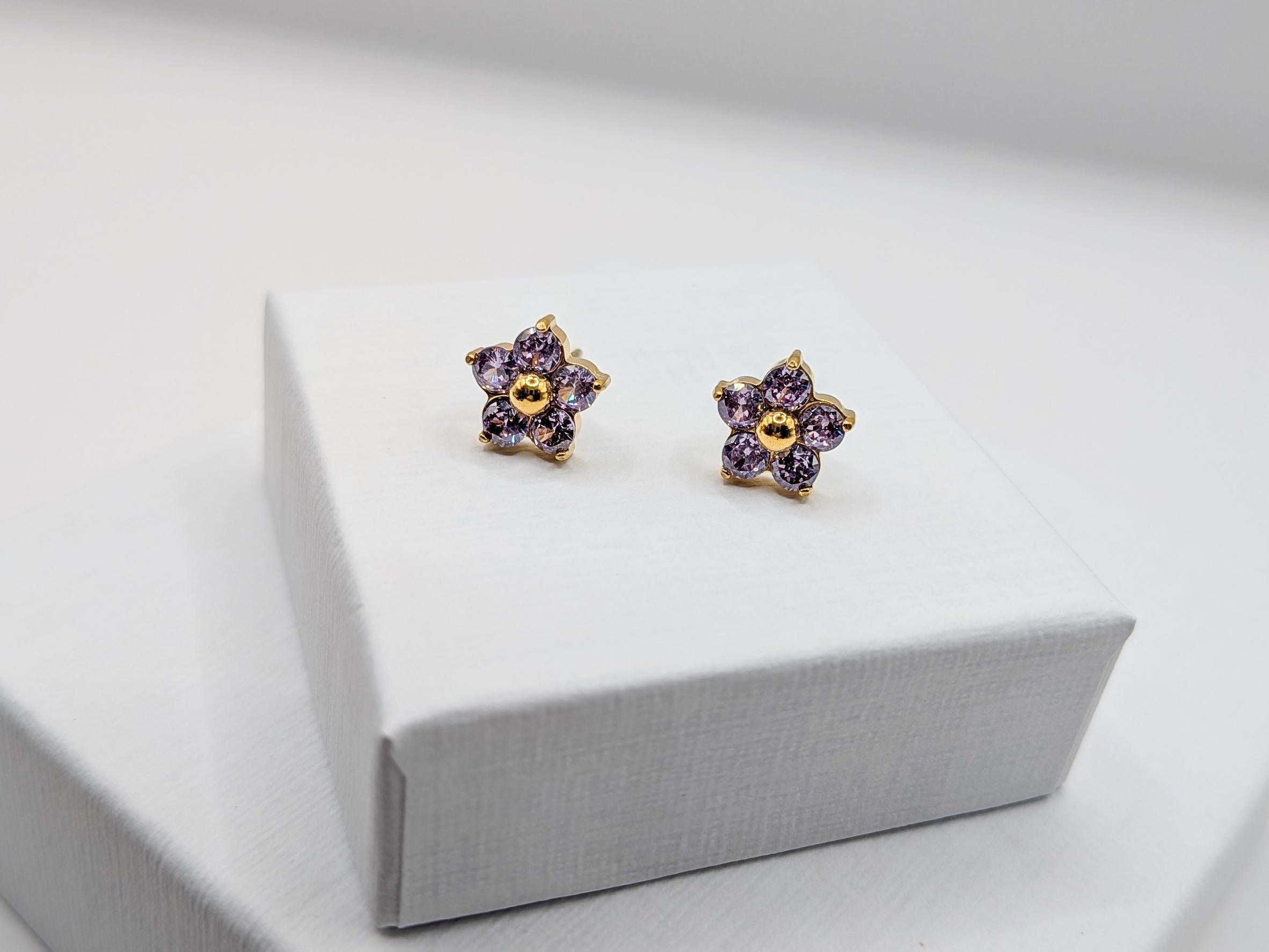 Boucles d’Oreilles Zircons Diamantis - Ecrelya Bijoux