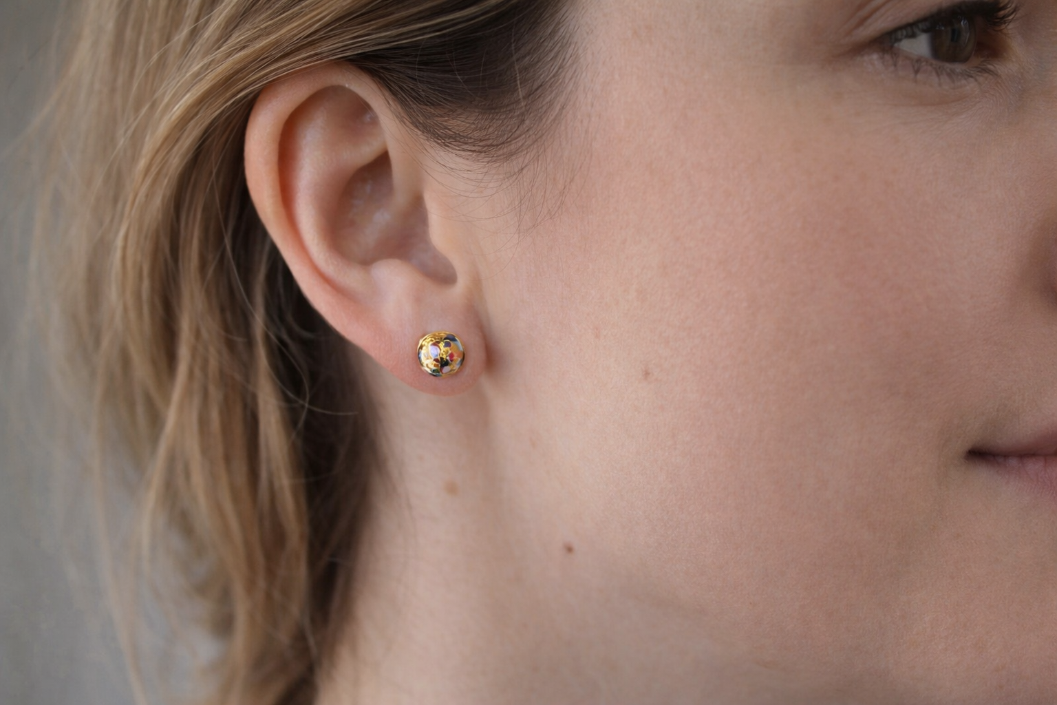 Boucles d'oreilles Or & verre de Murano - Ecrelya Bijoux