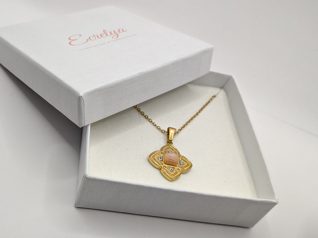 Collier Trèfle Porte-Bonheur - Ecrelya Bijoux