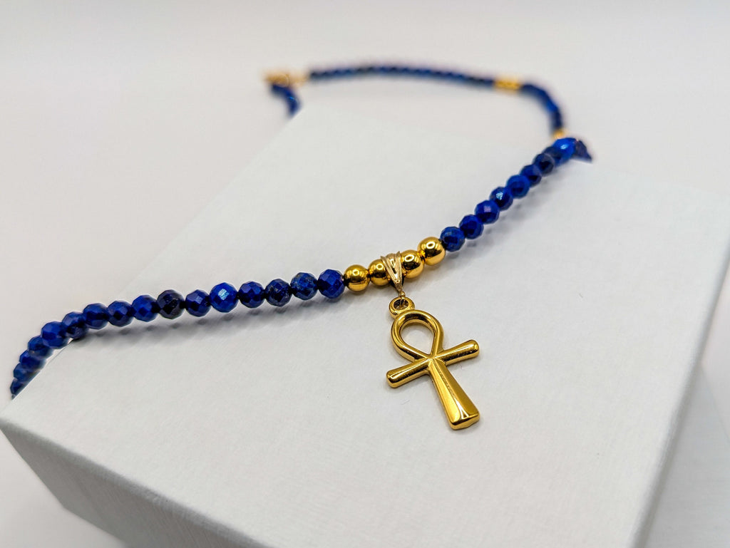 Collier Lapis-Lazuli Protection - Ecrelya Bijoux